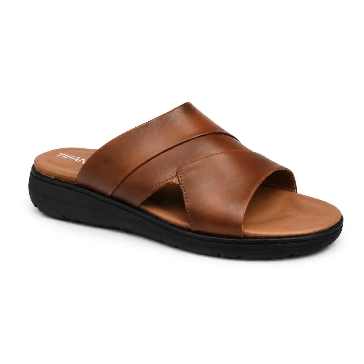 SANDAL HOMME R15 Tabac CUIR